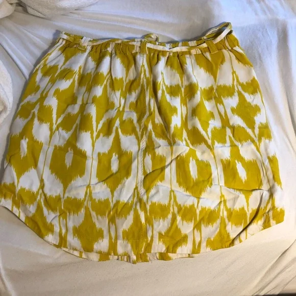 LOFT marigold, stretch waist skirt - Picture 6 of 9